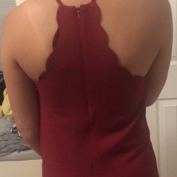 Lulu’s Scalloped Neck Line Dress - worn once! - Picture 6 of 8